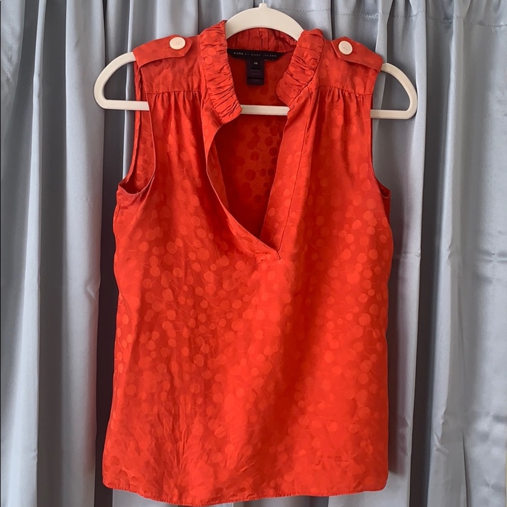 Marc by Marc Jacobs - red cherry print top
